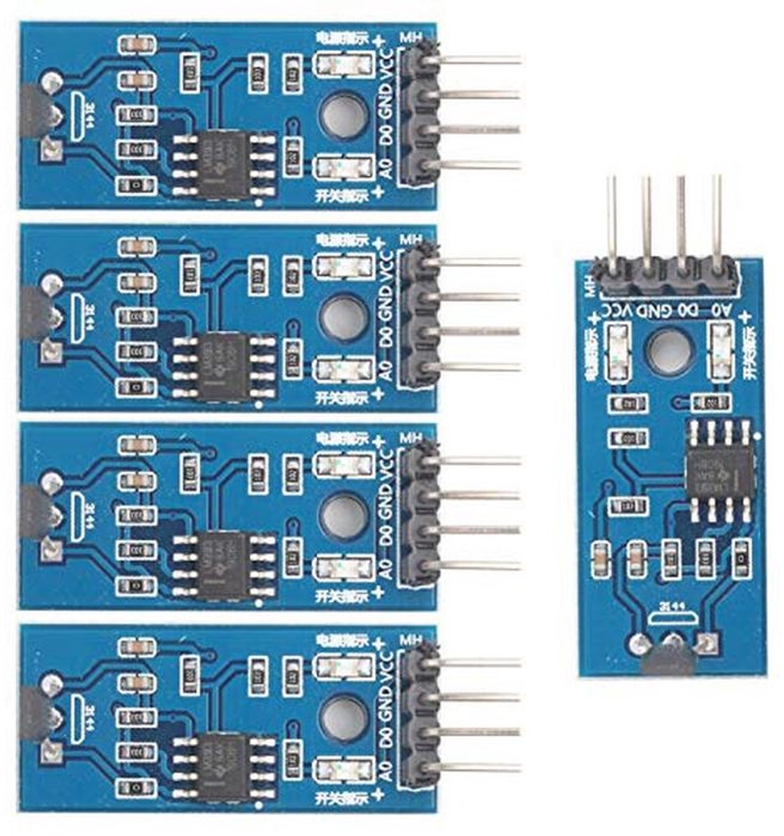Effect Sensor Schakelaar Module - 5 Stuks Bewegingsdetectie & Snelheid Tellen