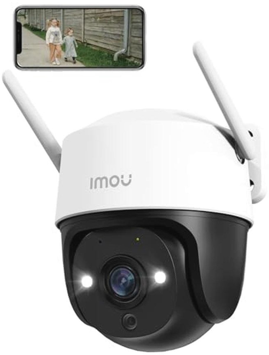 360° Bewakingscamera Buiten met Kleur Nachtzicht en AI Detectie