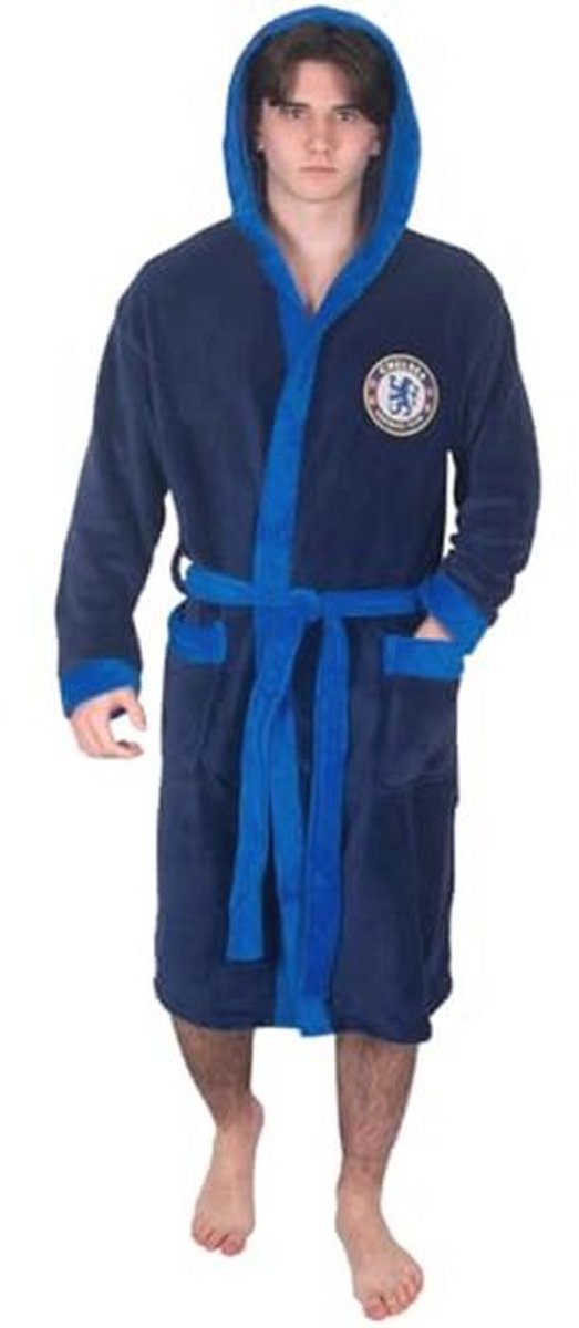 Fleece badjas met capuchon voor mannen - officieel clubcadeau