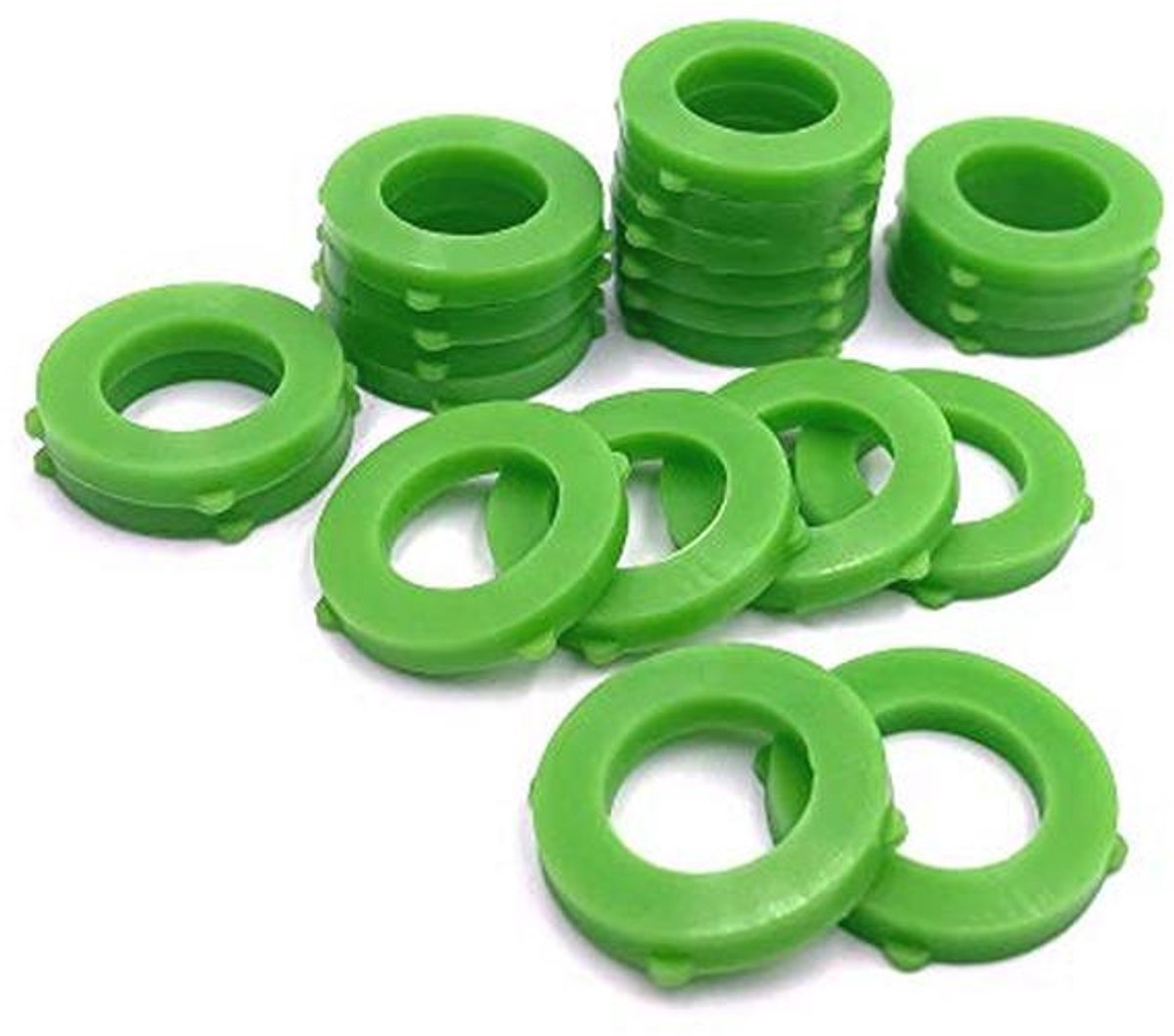 20 Stuks Groene Siliconen Ringpakking voor Tuinslangen en Waterkranen