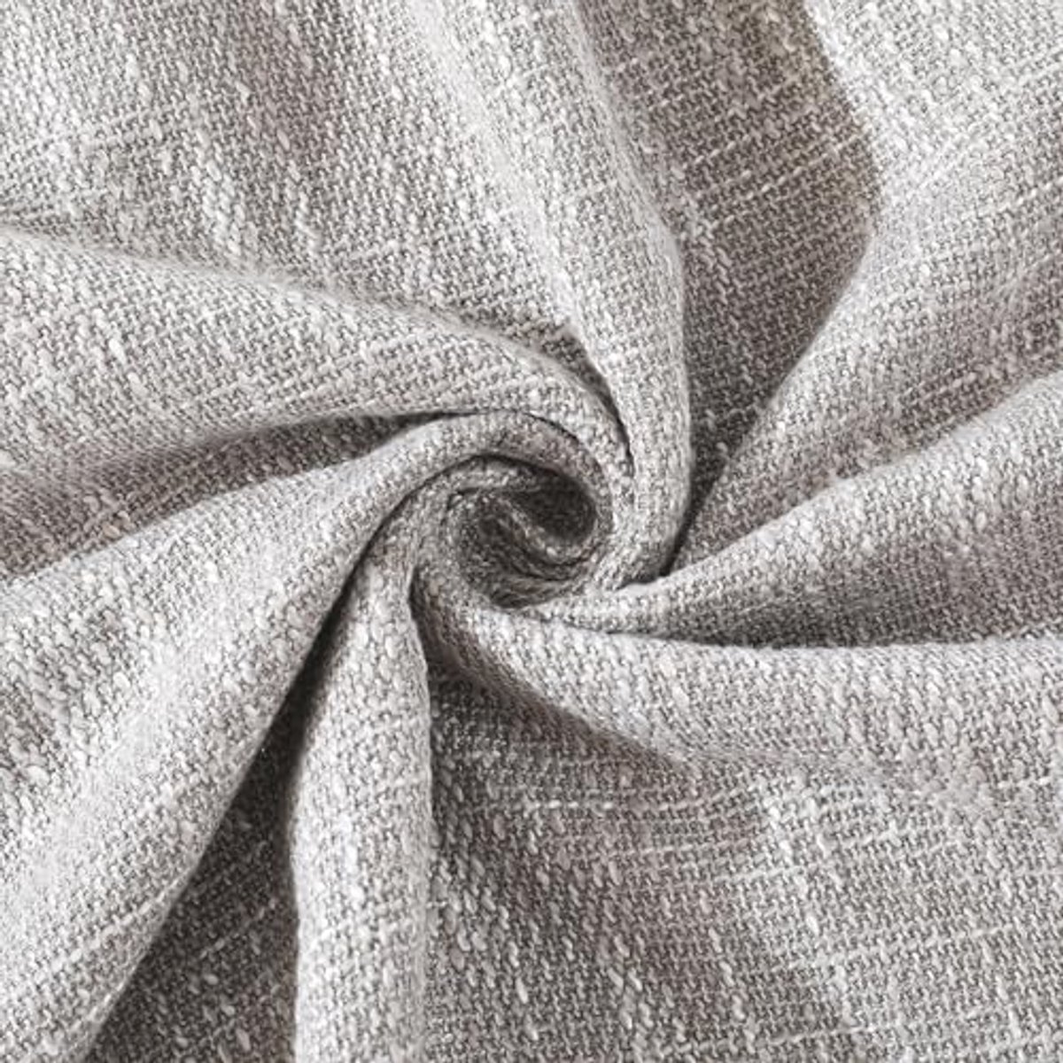 Zwaar gewicht rond tafelkleed - Effen kleur katoenen linnen tafelkleed voor keuken en eetkamer - 157,5 cm