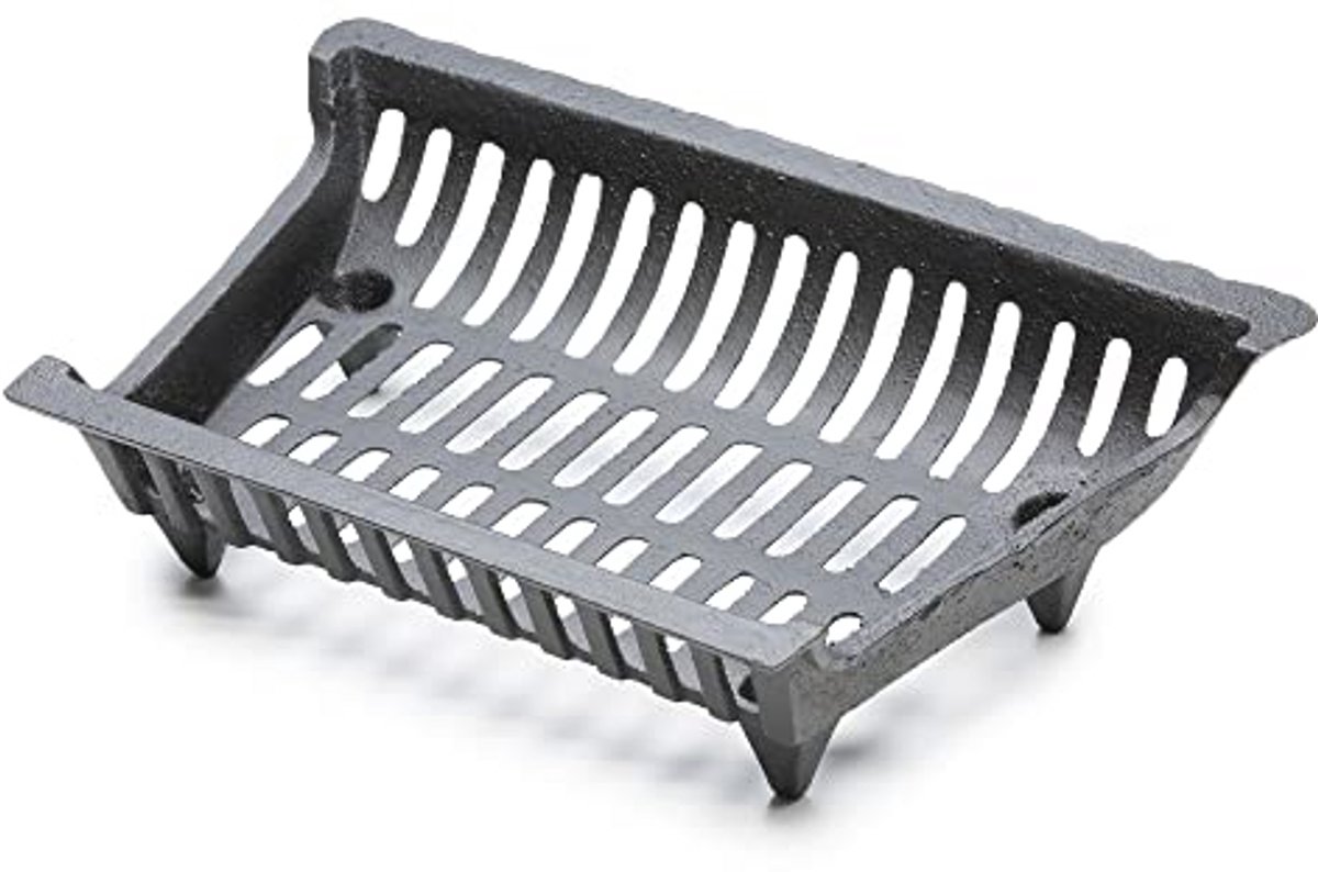 Stapelbaar Open Haard Rooster 18 inch – Gietijzeren Houtblokkenhouder