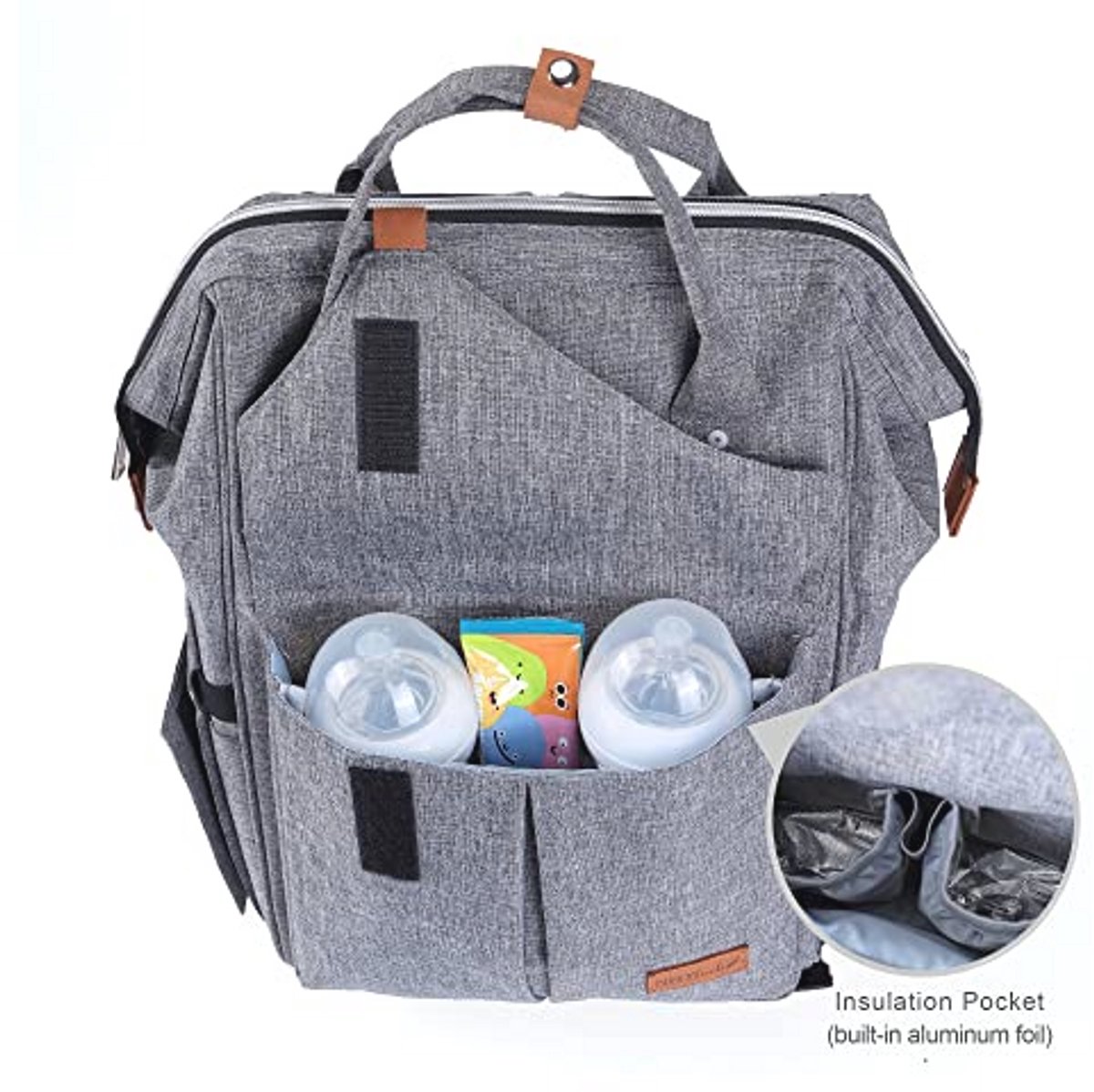 Luiertas Rugzak - Baby tas - Baby verzorging - Brede opening - 43 cm - Uniseks – foto 4