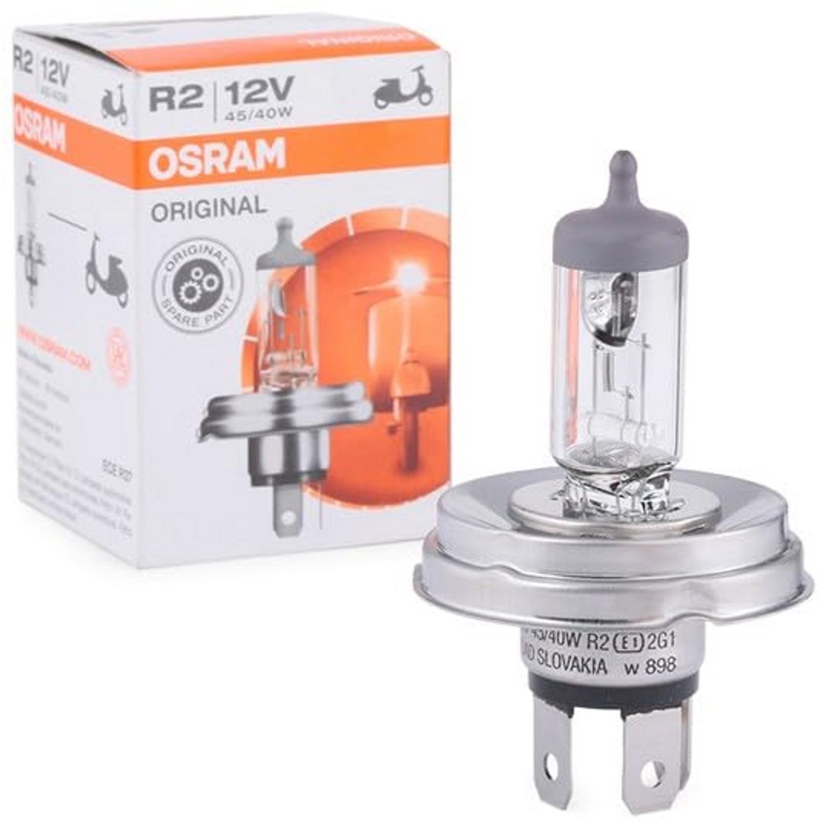 Halogeenlamp H4 45/40W voor hoge beam - 3200K