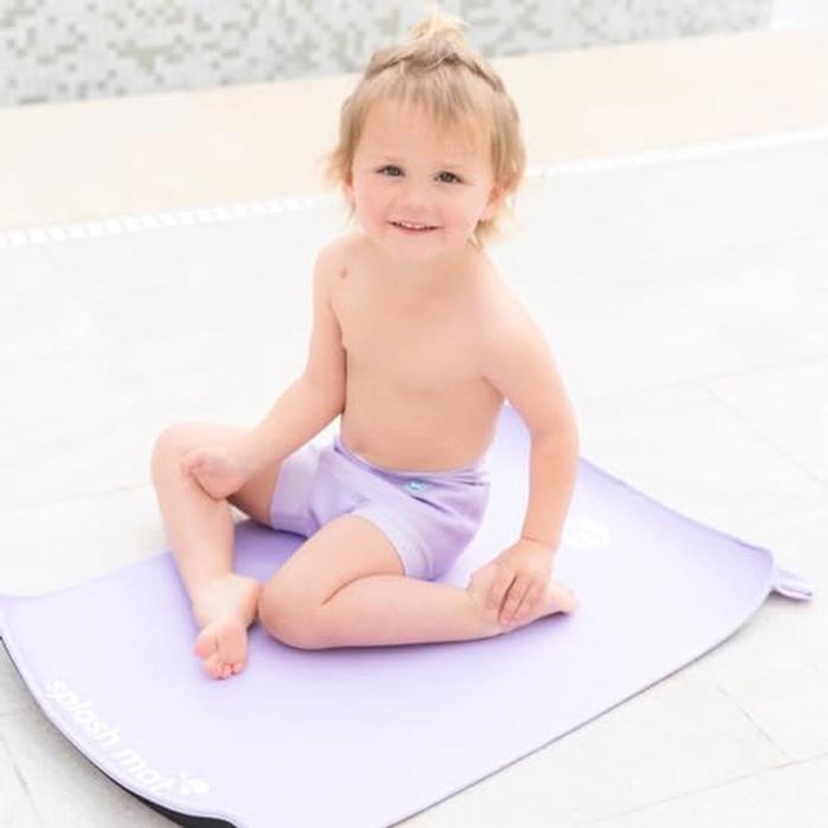 Zachte zwemluier voor baby's en peuters, Lilac, 3-6 maanden