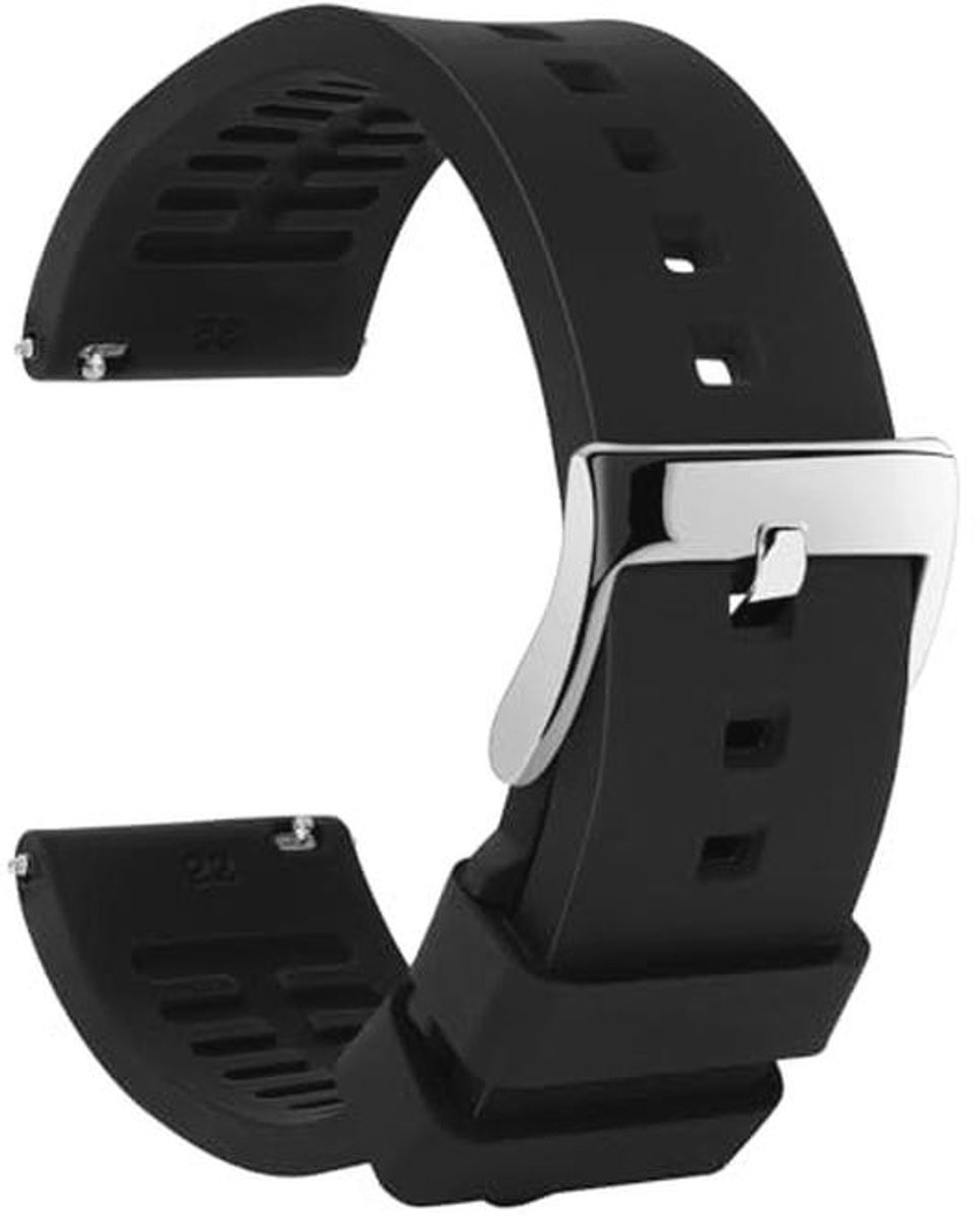 Siliconen horlogeband met snelsluiting voor heren en dames - Waterdichte smartwatchband 18 mm 19 mm 20 mm 21 mm