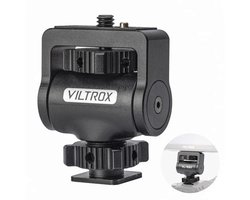 Camera Monitor Mount met Koud Schoen, 360° Draaibaar en 180° Kantelbaar, 1/4 Inch Schroefdraad voor 5 Inch en 7 Inch Veldmonitoren