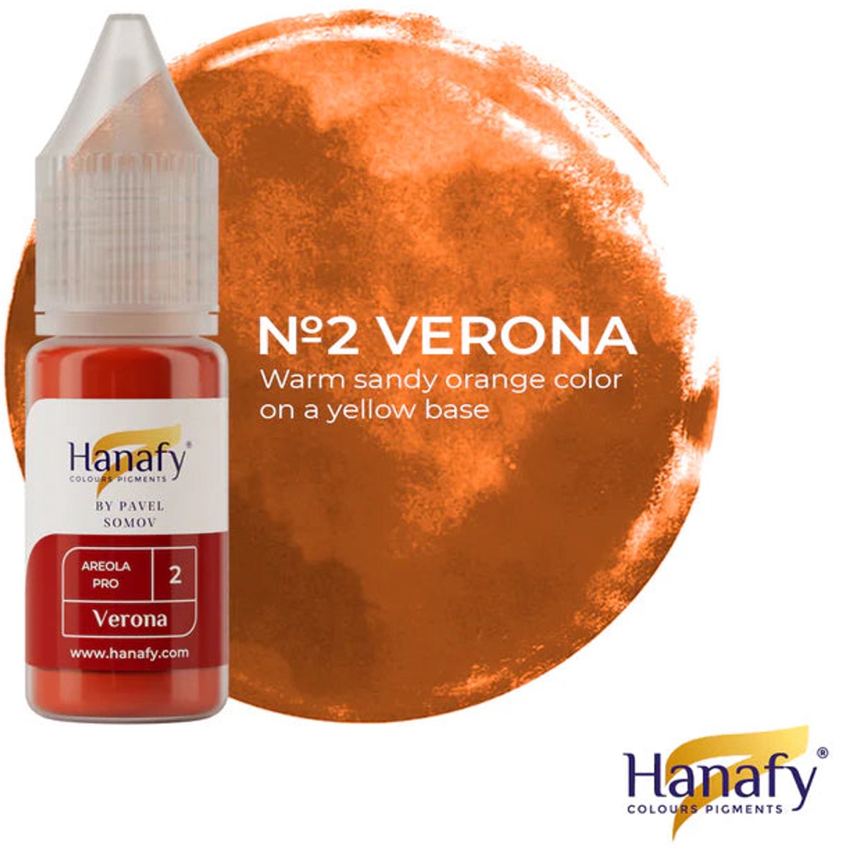 Hanafy Pigment for Areola PRO No.2 – Verona