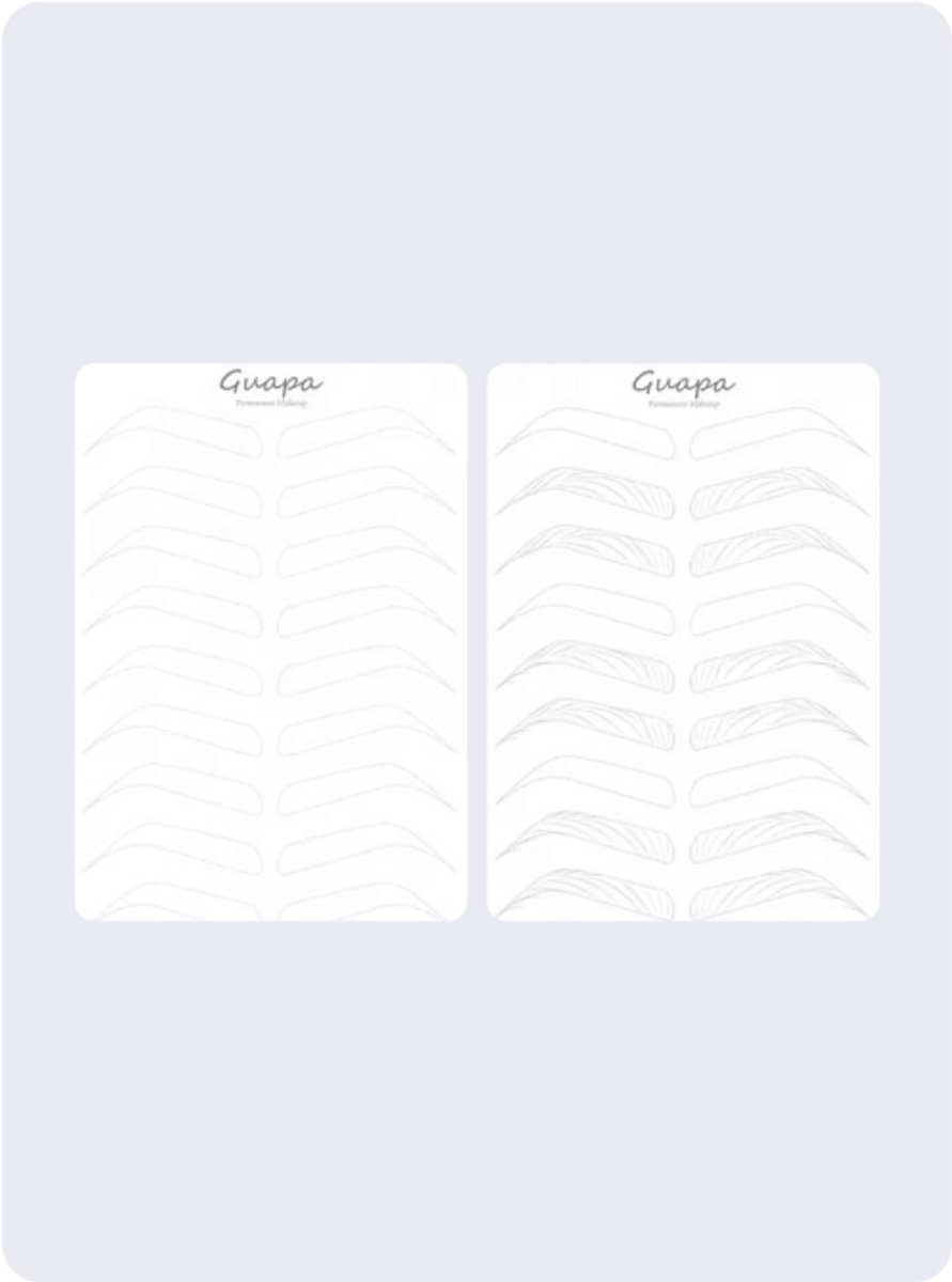 Practice Silicone Rubber Mat – Brows