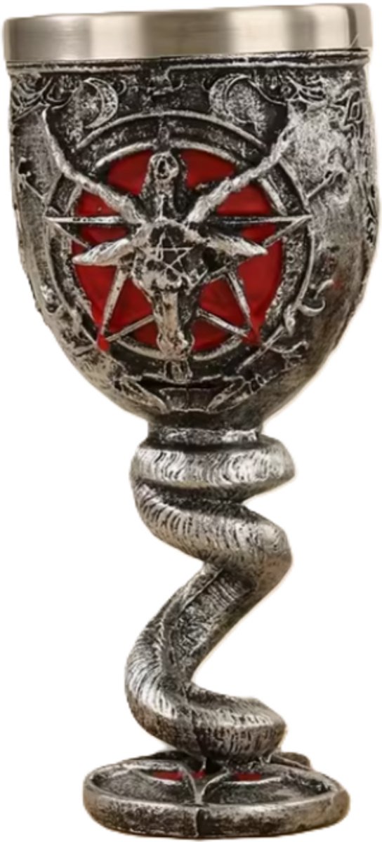 Wicca Kelk - Heksen Beker - Altaar Kelk 16cm.