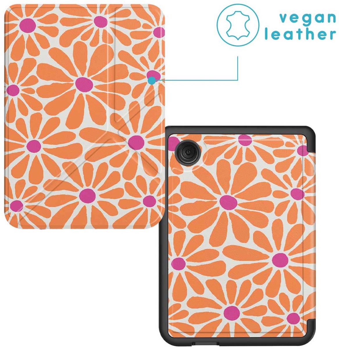 Ereader Hoes - Geschikt voor Kobo Clara BW/Kobo Clara Colour - Oranje – foto 5
