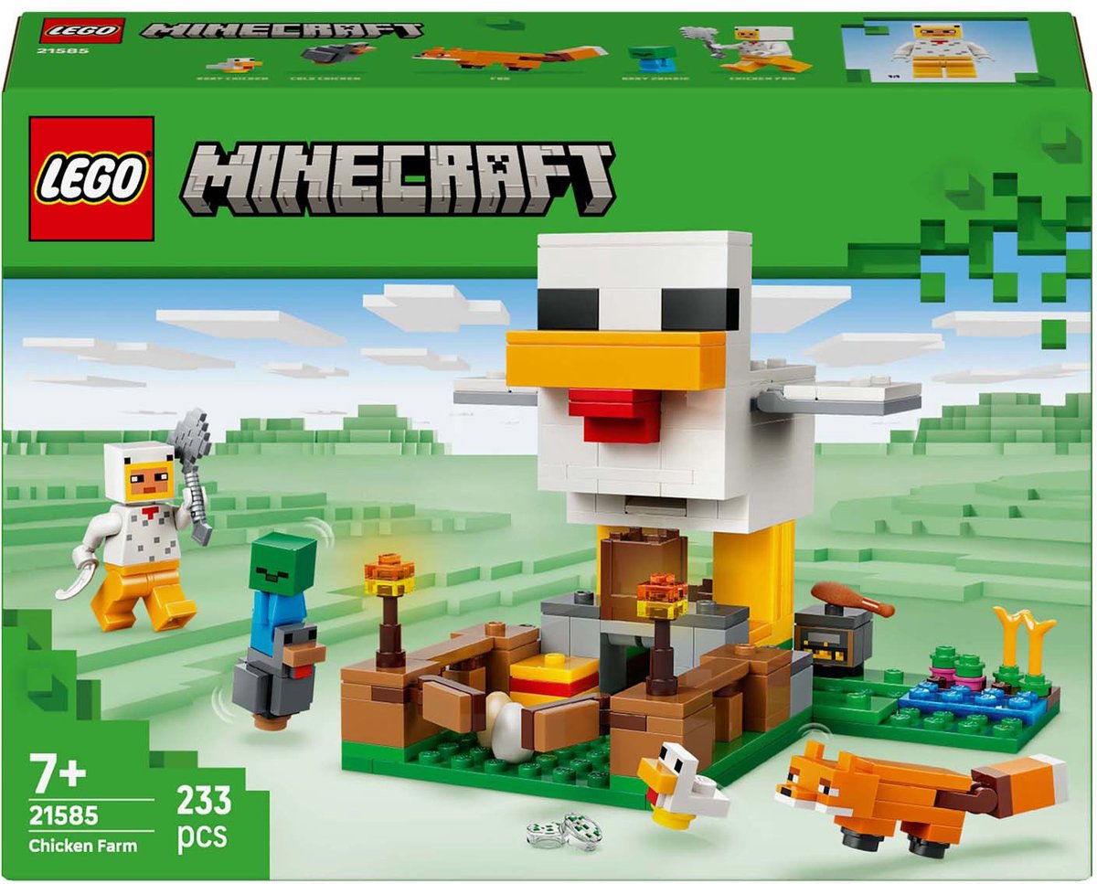 LEGO Minecraft Kippenboerderij Dieren Speelgoed voor Kinderen - 21585 — afbeelding 15
