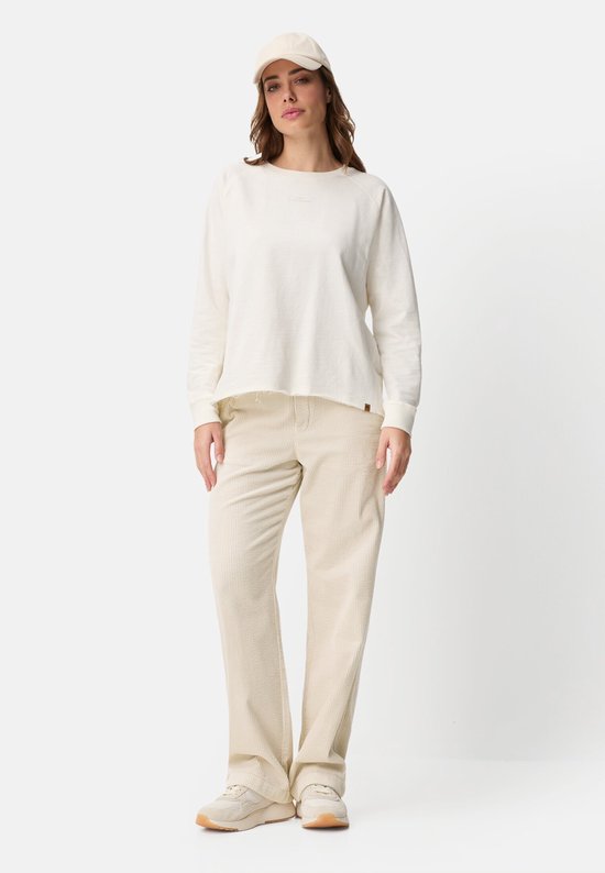 HOTIAN Broek wijde pijpen dames hoge taille broek met elastische taille