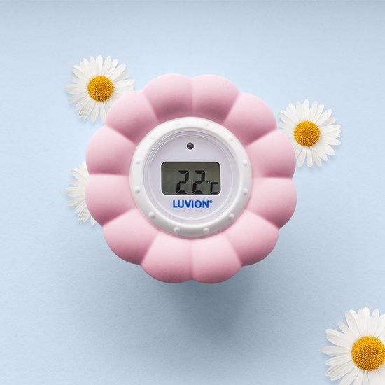 LUVION® - Bad/kamerthermometer - Roze thermometer van Luvion — afbeelding 2