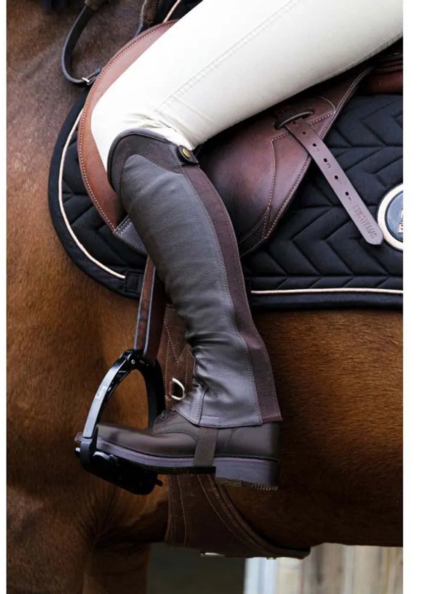 Equitheme Sparkly Halve Chaps L Bruin