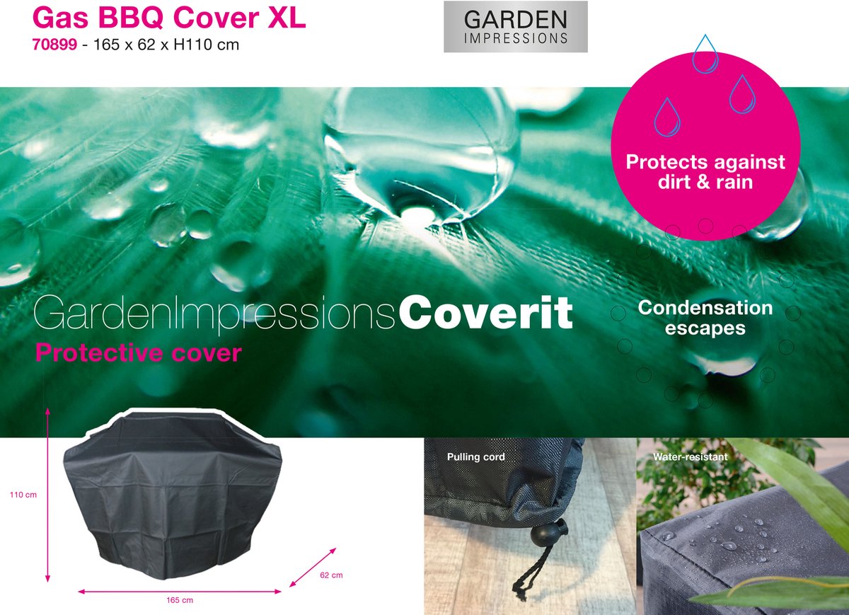 Garden Impressions - Coverit - Gas BBQ hoes -XL