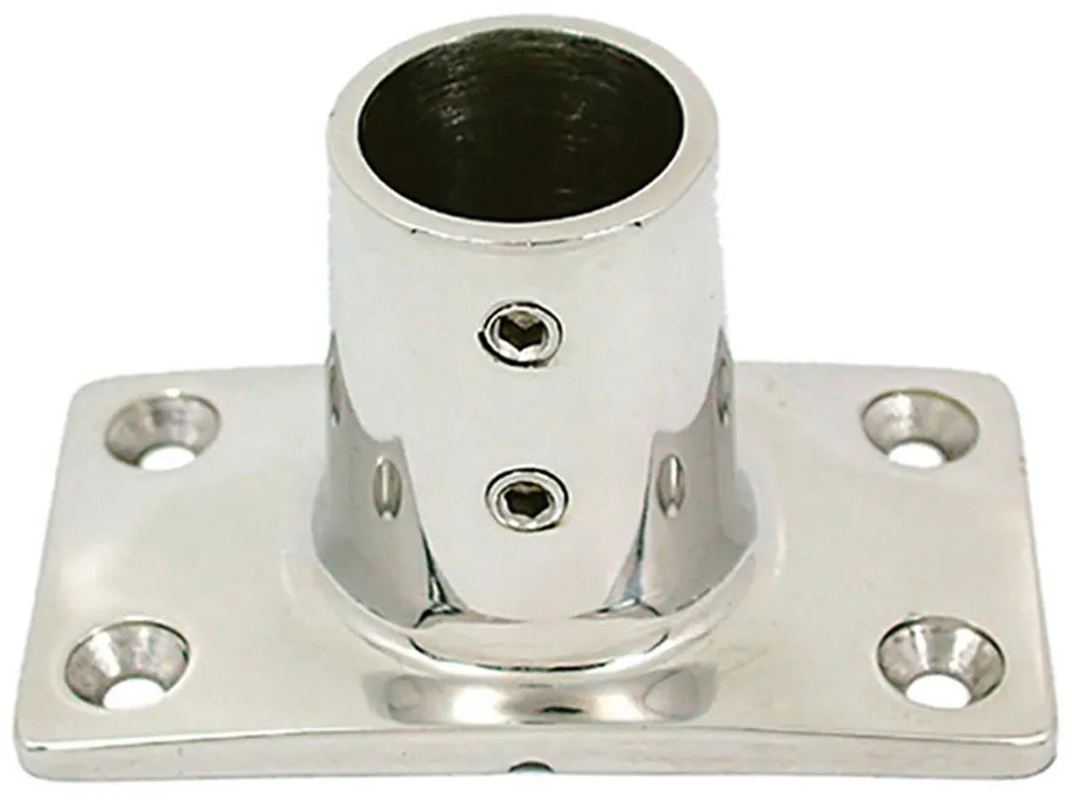 Oem Marine Roestvrij Staal Rechthoekige Steun Van 90° Zilver 22 mm