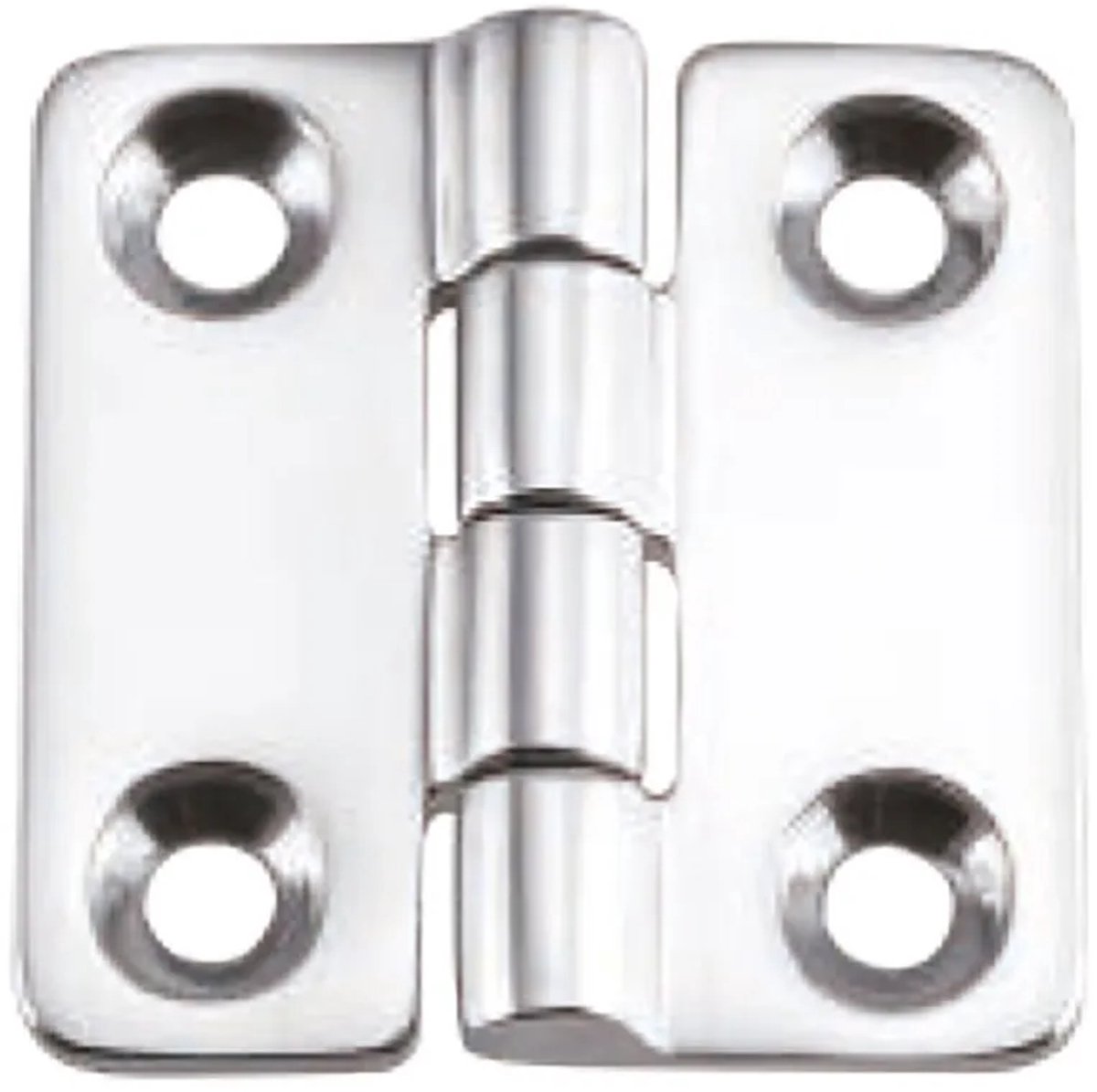 Marine Town Roestvrij Staal Scharnier 37x38 Mm Zilver