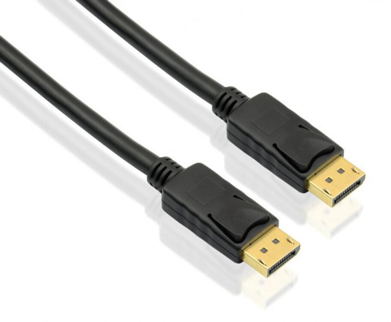 Anschlusskabel, DisplayPort Stecker/Stecker, 4K 1,0m, schwarz