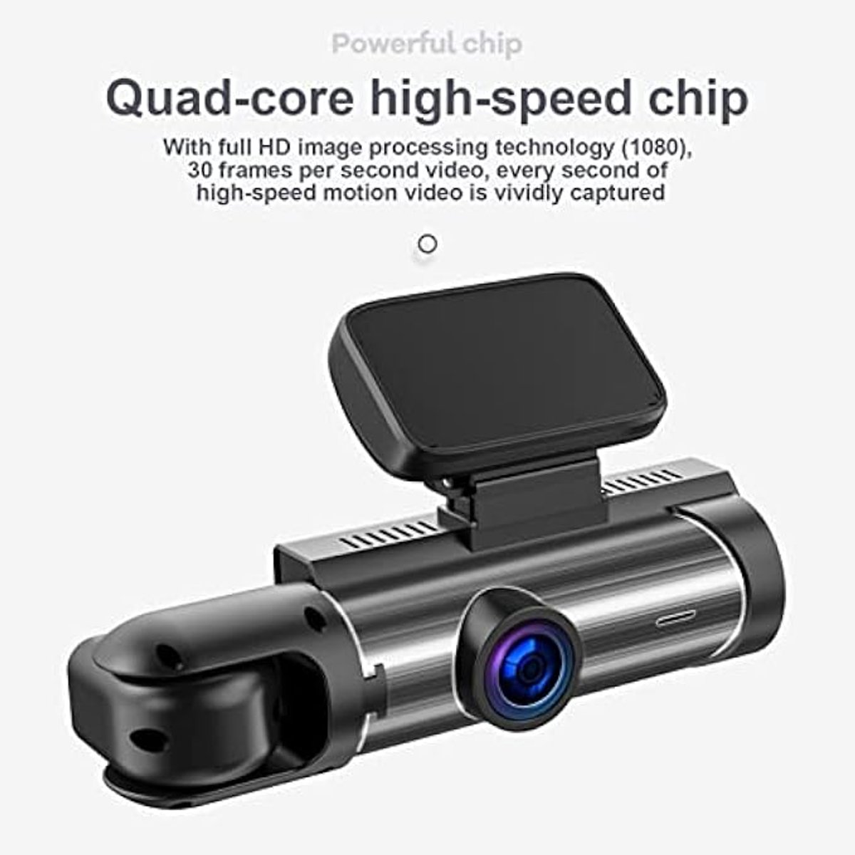 Autodashcam, dual-channel dashcam - met bewegingsdetectie, loopopname, 170° groothoeklens, geschikt voor de meeste voertuigen. – foto 6