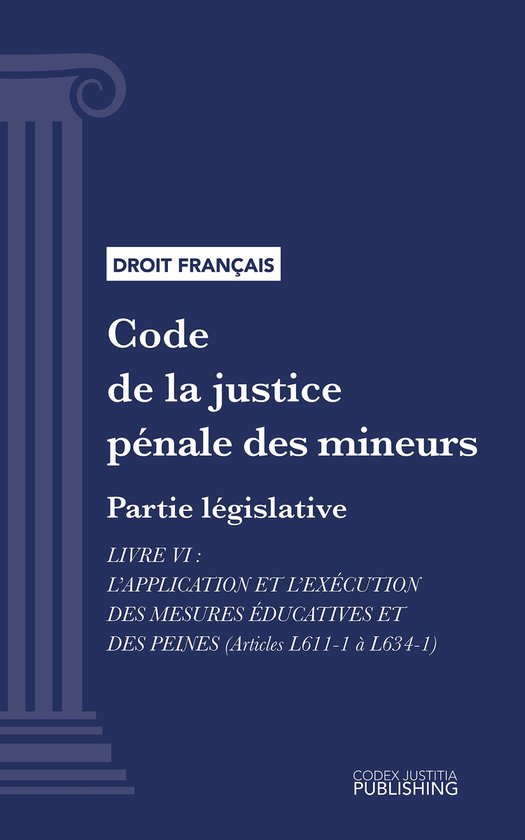 Code de la justice pénale des mineurs - cover
