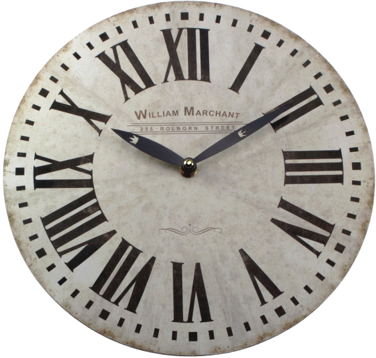 Retro wandklok William Marchant