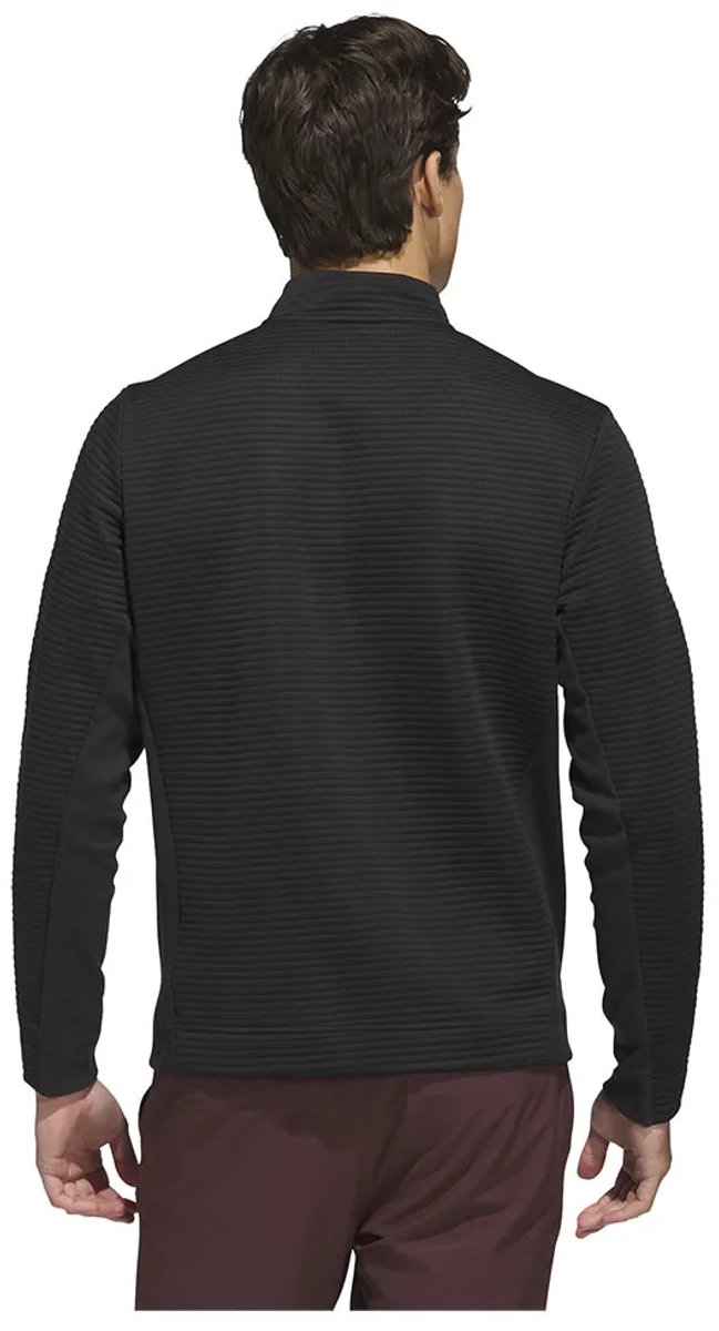 Adidas Ultimate365 Dwr Textured Sweatshirt Met Halve Rits Zwart S Man van Merkloos — afbeelding 2