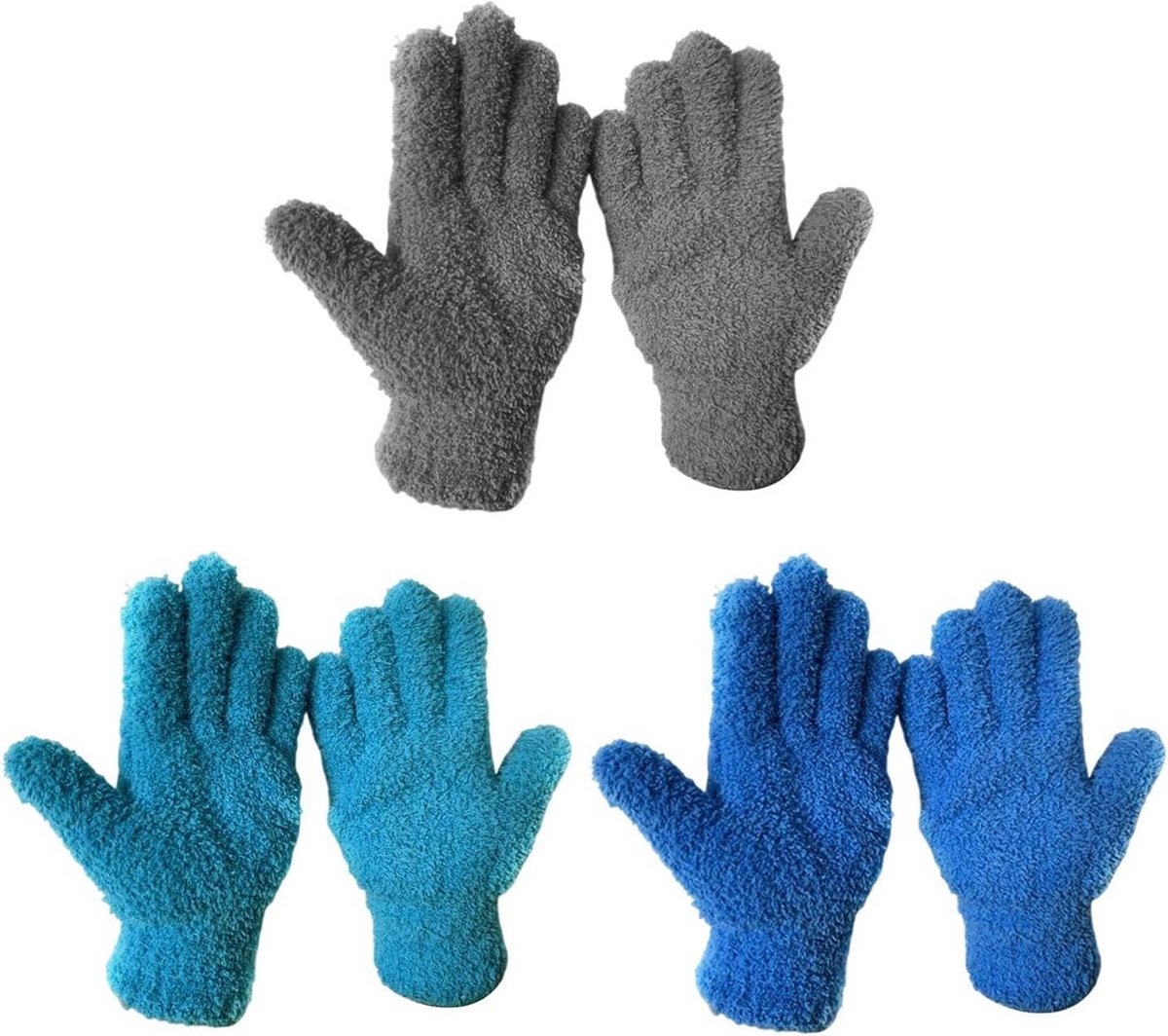 Set van 3 Duurzame Schuursponsjes voor Grondige Keukenreiniging