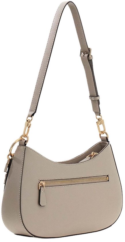 GUESS sac à épaule Noelle II Top Zip Shoulder Bag Taupe