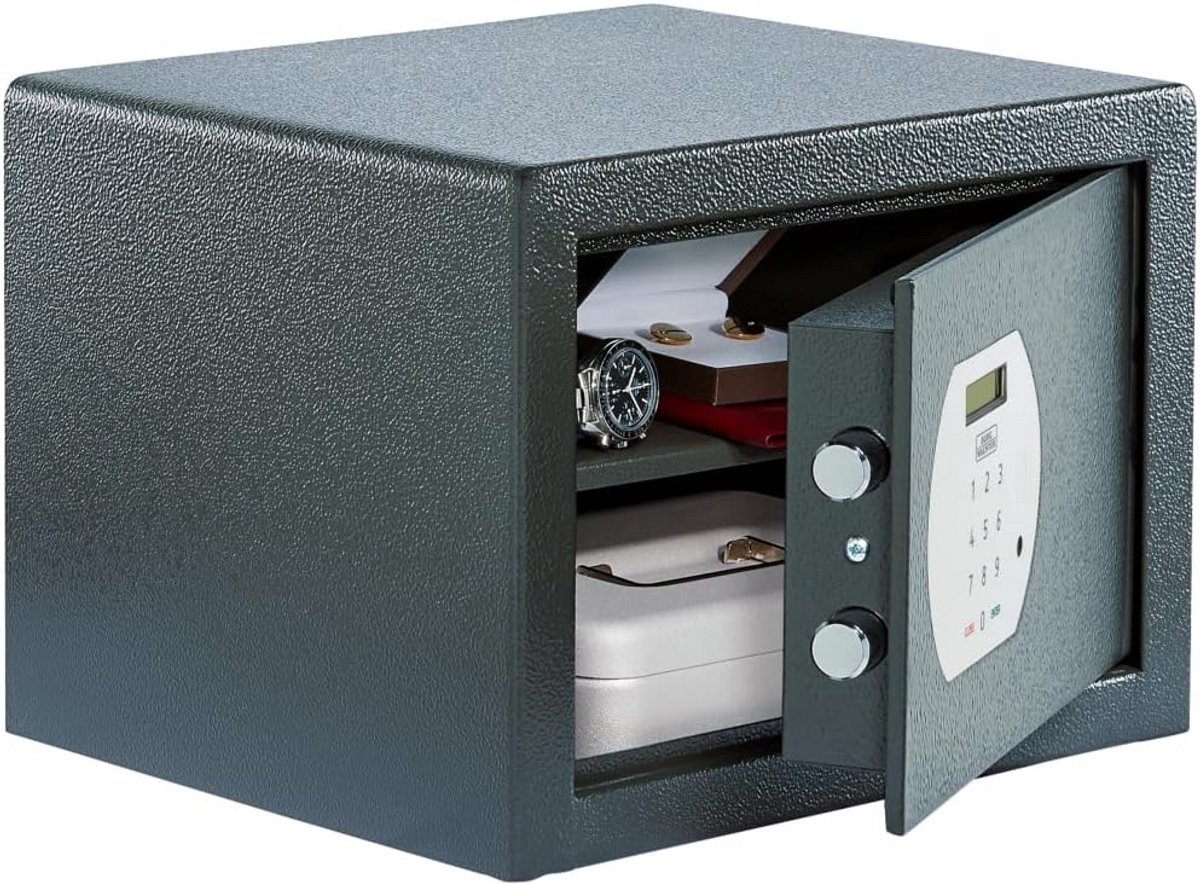 Meubelkluis met Elektronisch Cijferslot en Plank - Voor Wand- en Vloermontage - 20,6L