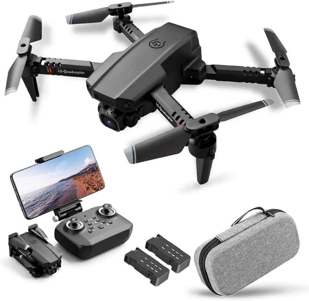 RC Drone met 1080p Camera, Vluchttracering en G-sensor