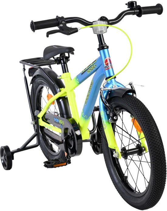 Volare Thombike Kinderfiets - Jongens - 16 inch - Blauw Geel van Volare — afbeelding 3