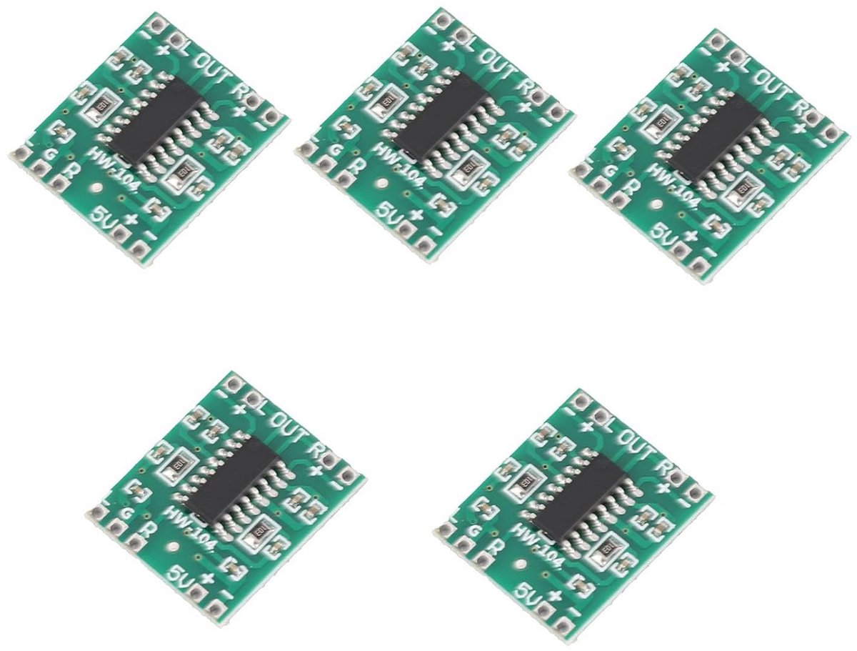 Mini Digitale Stereo Audio Versterker Module Dual Channel 3W + 3W DC 2.5V-5.5V