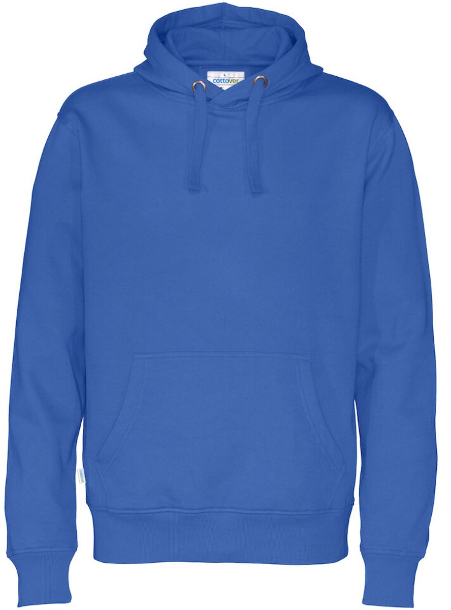 Cottover HOODIE MAN - GOTS GECERTIFICEERD 141002 - Blauw - L