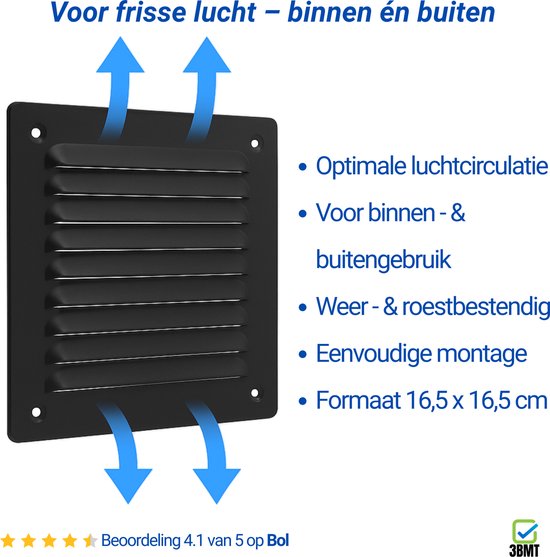 KRATKI ventilatierooster AIR | linkerhoek haardrooster 766 x 547 x 60 mm | Zwart | Uitlaatrooster voor schoorsteenventilatie | Luchtinlaat in een hoek van 45 graden | Ideaal voor moderne interieurs