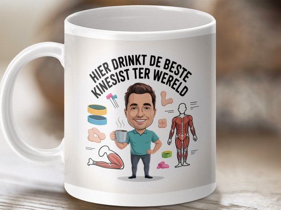 Tasse, meilleur kinésithérapeute du monde, tasse à café amusante, tasse physiothérapie, tasse unique, cadeau pour kinésithérapeute, amateur de café