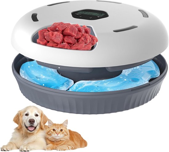 Hobby 10810 Easy Feeder, programmeerbare voederautomaat voor aquaria, blauw- zwart Hobby 10810 Easy Feeder, programmeerbare voederautomaat voor aquaria, blauw- zwart