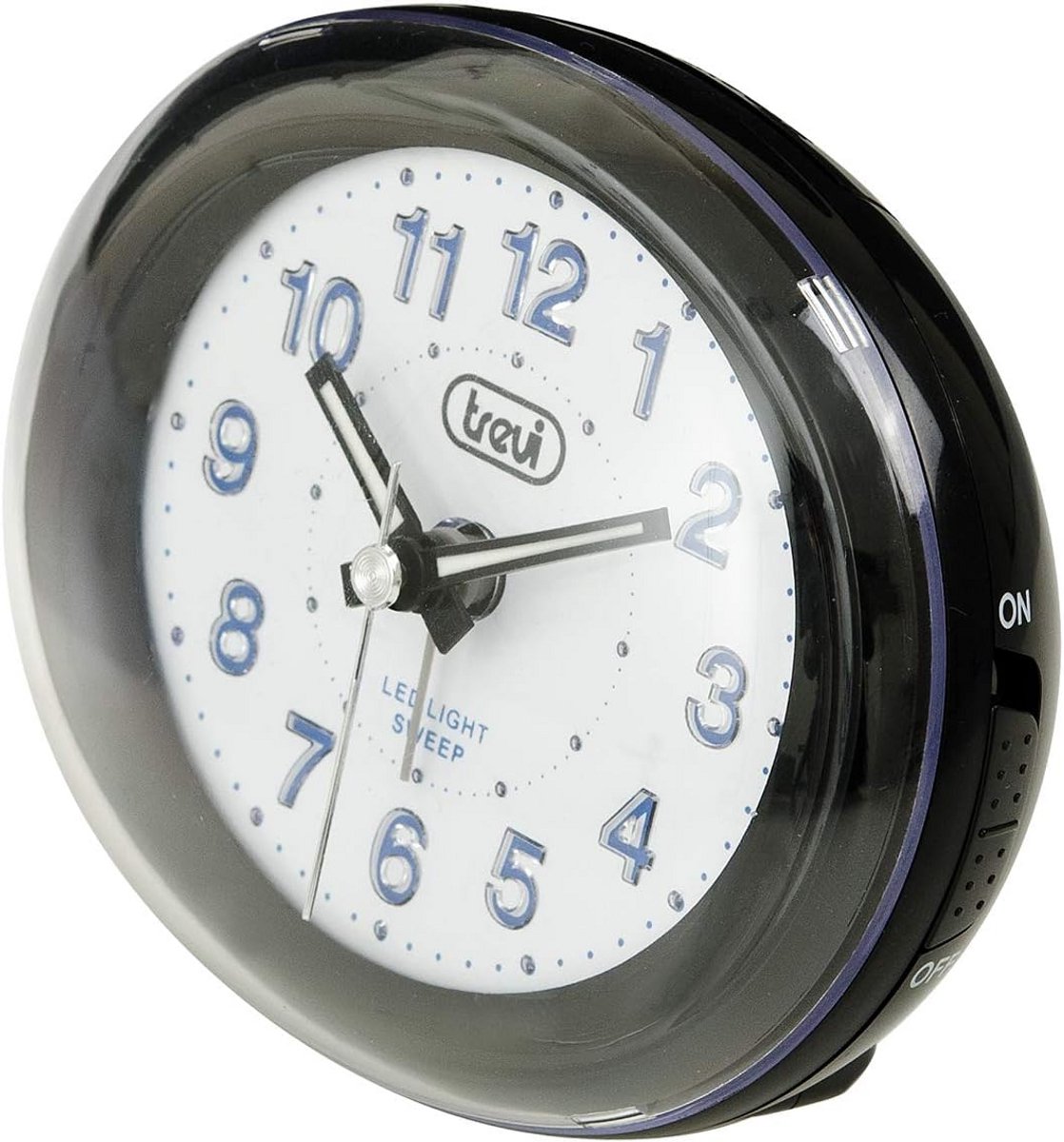 Stille Wekker met Helder LED Display - Compact en Zonder Tikkend Geluid - Zwart