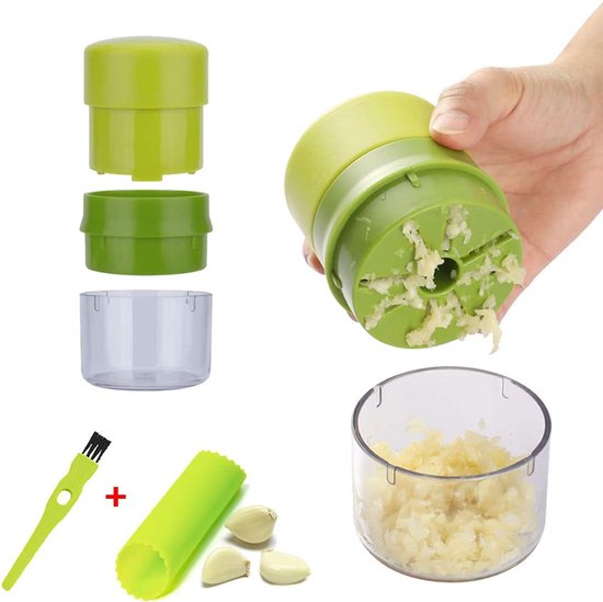 Presse à Ail Manuelle En Acier Inoxydable - Multifonction, Facile à Nettoyer, Pour Cuisine