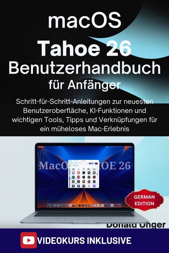macOS Tahoe 26 Benutzerhandbuch für Anfänger - cover