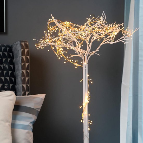 Galaxy LED dennenboom 600 cm met 960 warmwitte en 240 knipperende LED