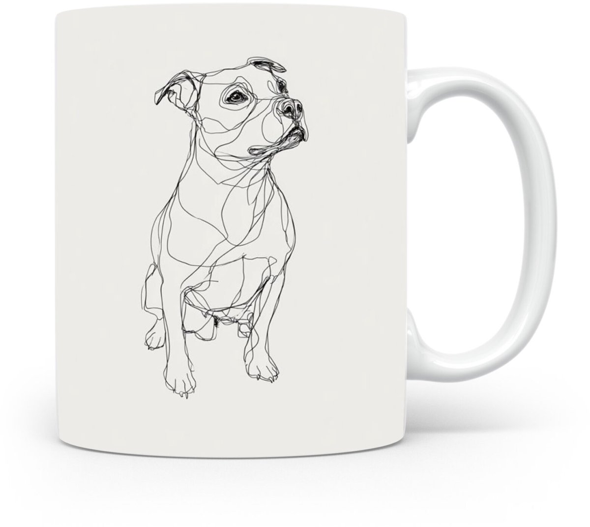 Beker Staffordshire Bull Terrier