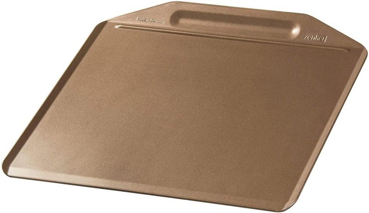 Gouden Bakplaat Roestvrijstaal 36x33 cm - Antiaanbaklaag