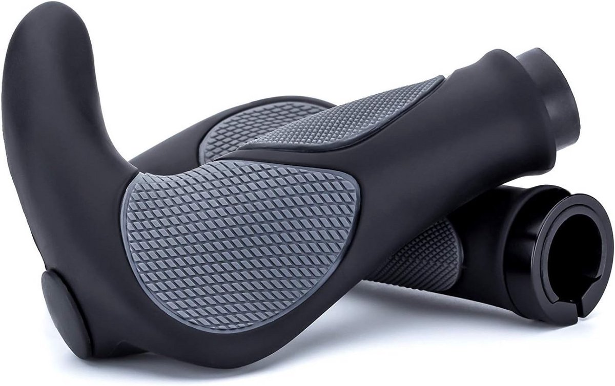 Ergonomische MTB Fietsstuurgrepen met Geïntegreerde Barenden - Antislip en Comfortabel