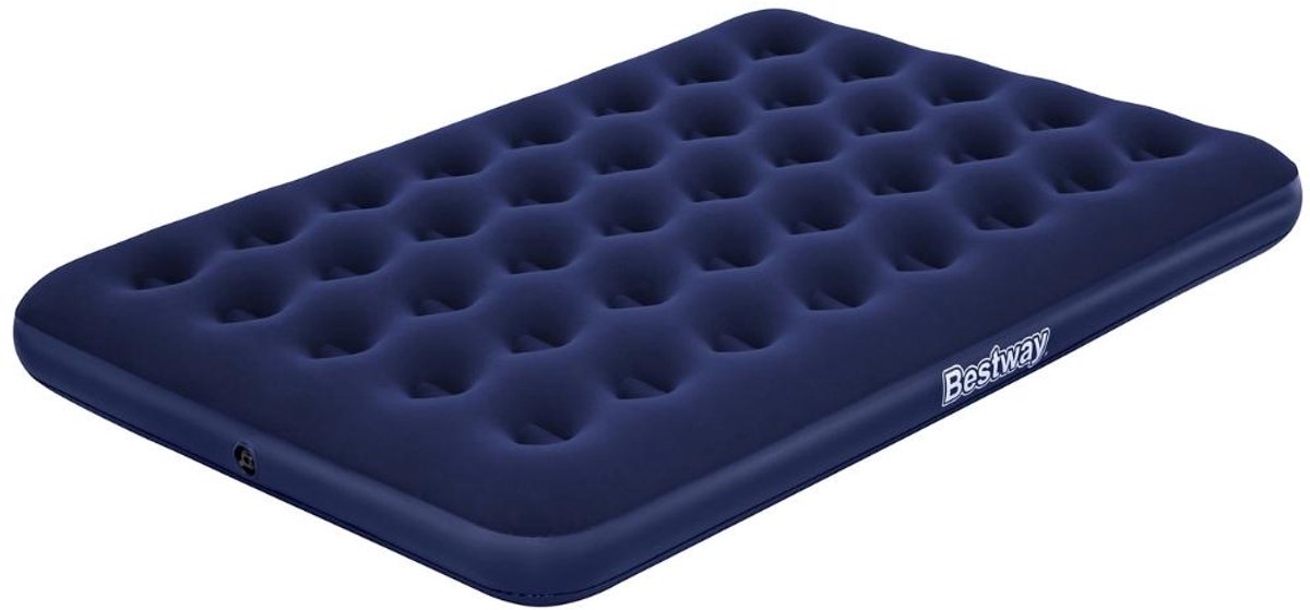 Bestway – Luchtbed – Twijfelaar – 137×191×22 cm – Blauw – Incl. Elektrische Pomp - Luchtbed - Elektrische Pomp - Camping - Buiten - 2 Persoons