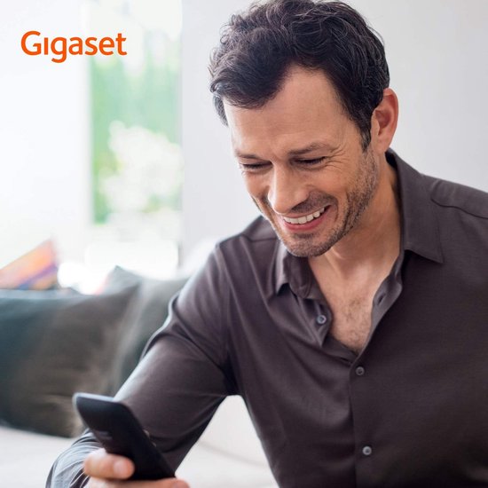 ALCATEL E260 – draadloze DECT-telefoon – compact design – groot display met achtergrondverlichting – handsfree – functie voor het blokkeren van ongewenste oproepen – blauw