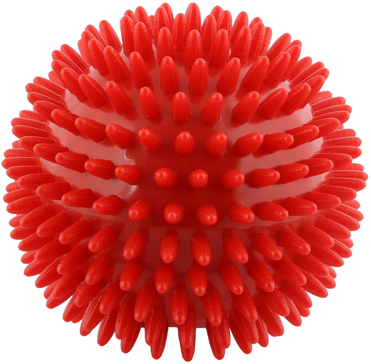 IMPERATORIS® Massage Ball - Trigger Point Ball - Spiky Ball for Foot Massage and Back - Physiotherapy and Recovery - 9 cm - Rood