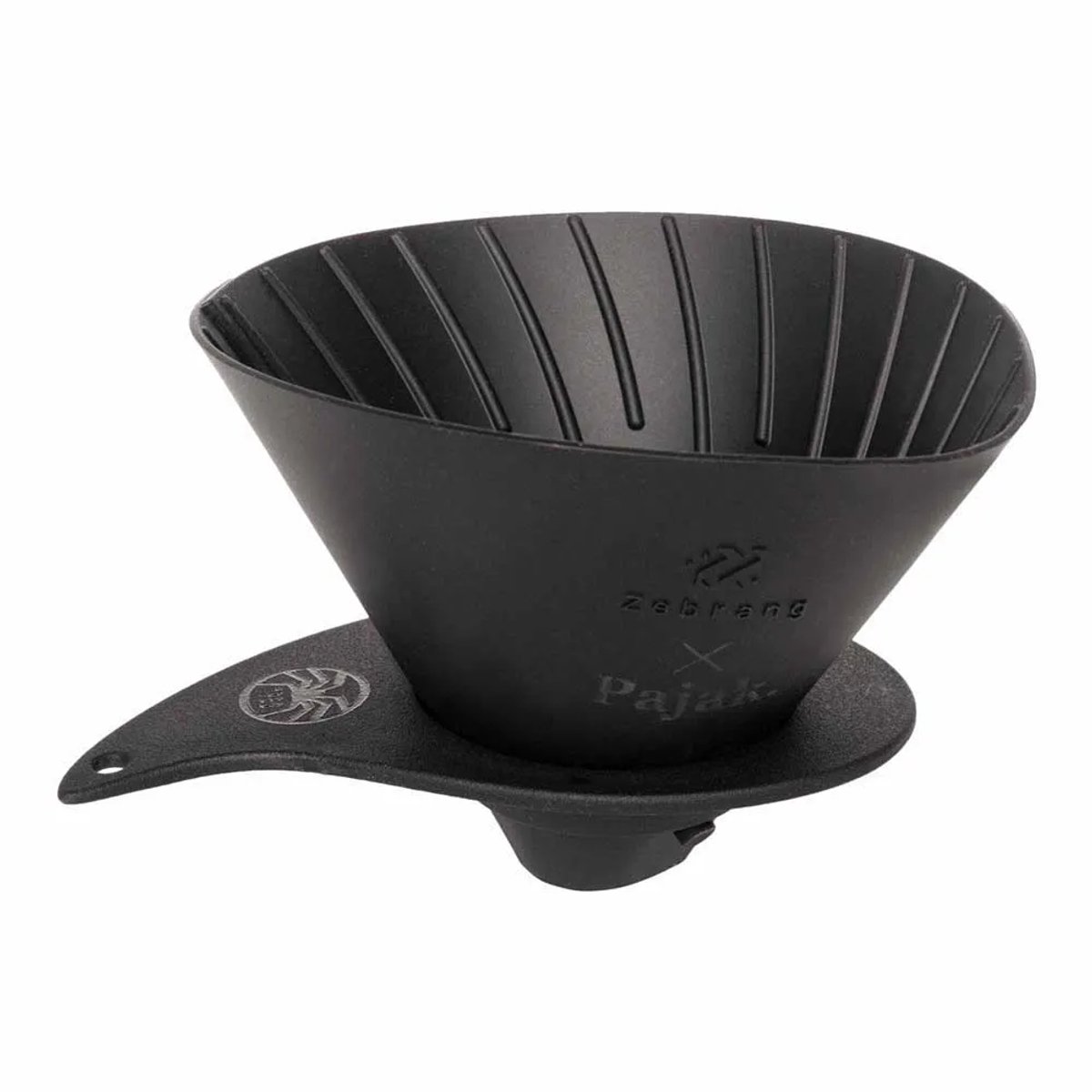 Pajak Flat Dipper Opvouwbaar Koffiefilter Zwart