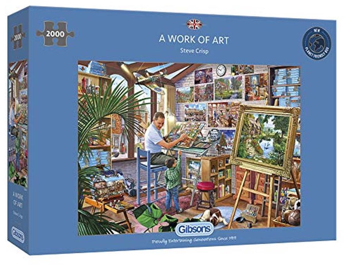 2000 stuk kunstwerk puzzel voor volwassenen