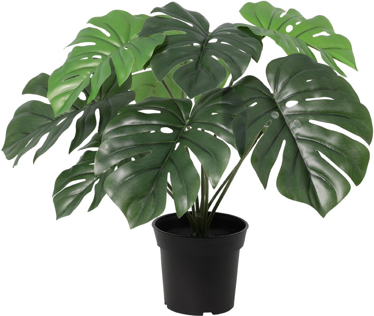 Florafy Kunstplant Monstera 47cm - Kunstplanten voor binnen - Onderhoudsvrij Groen